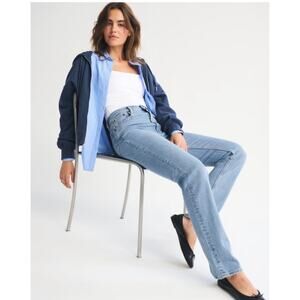 Abercrombie & Fitch New Jeans 90's Slim Straight Ultra High Rise 28|6 Long